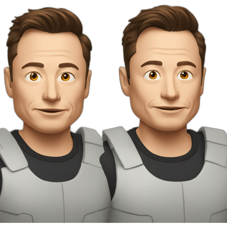 elon musk with a squint emoji