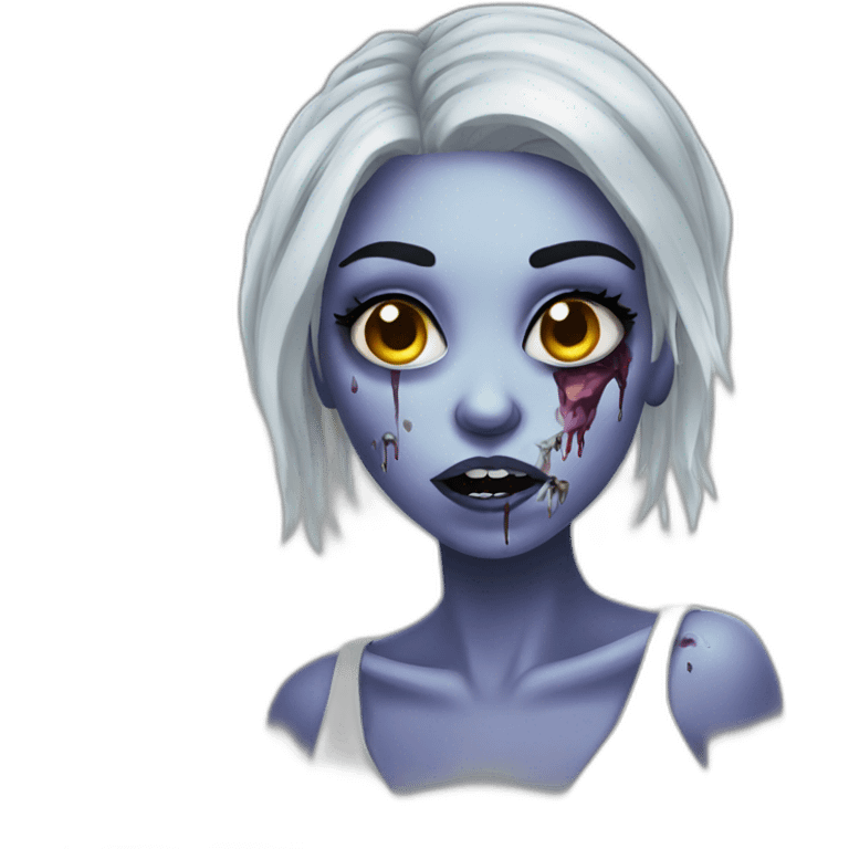 girl zombie glamor emoji