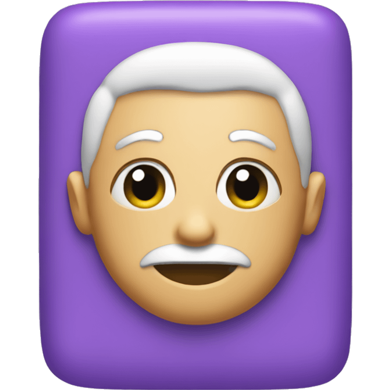 Purple tablet emoji