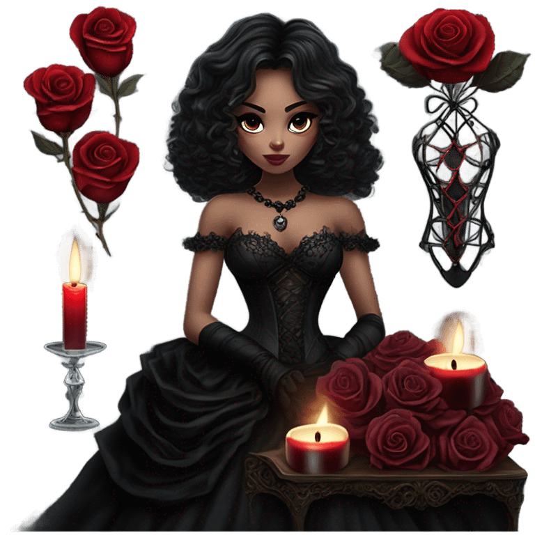 valentines dark feminine  emoji