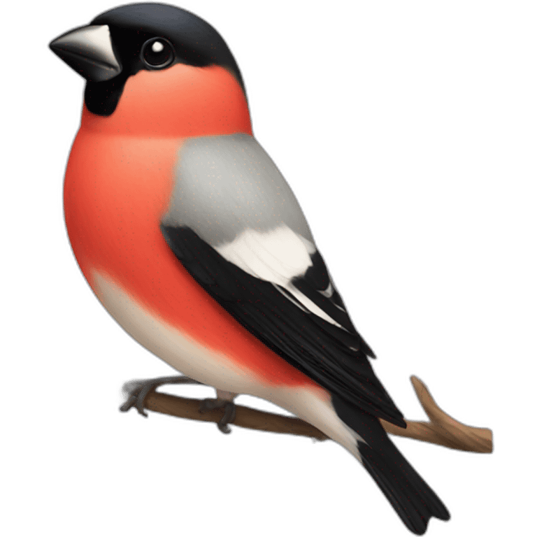 bullfinch at party emoji