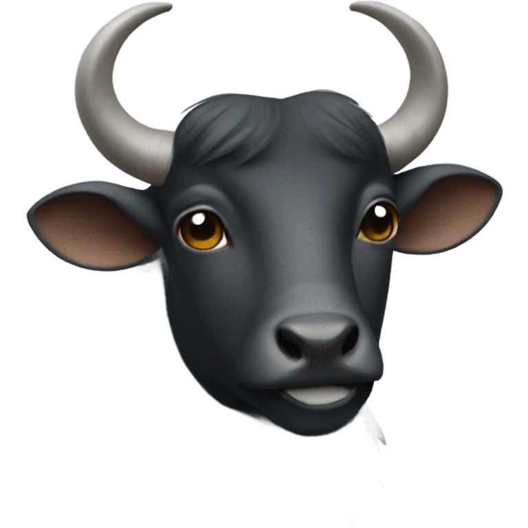 Black Tamaraw emoji