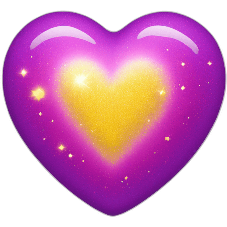 pink-and-purple-heart-with-yellow-sparkles emoji