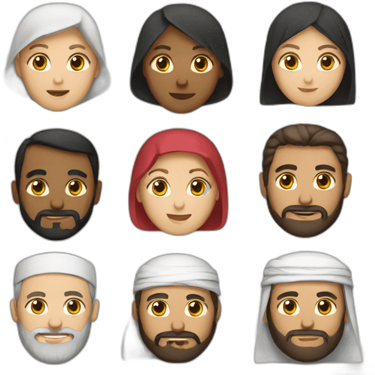 russia and arabic emoji