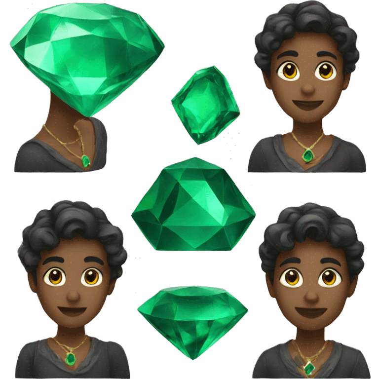 Emerald gem emoji