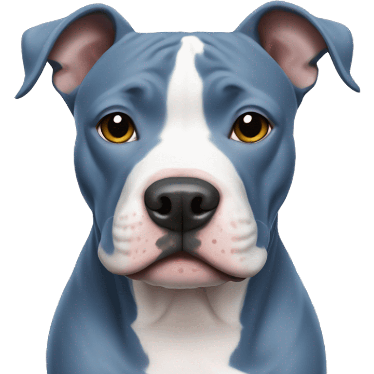 Blue pitbull emoji