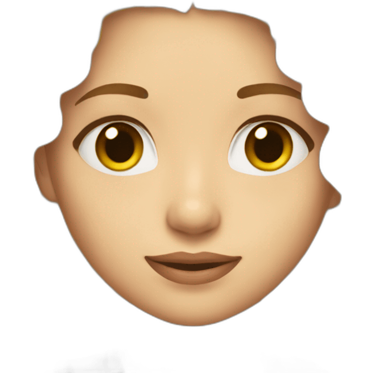 Alicia rubia melena corta emoji