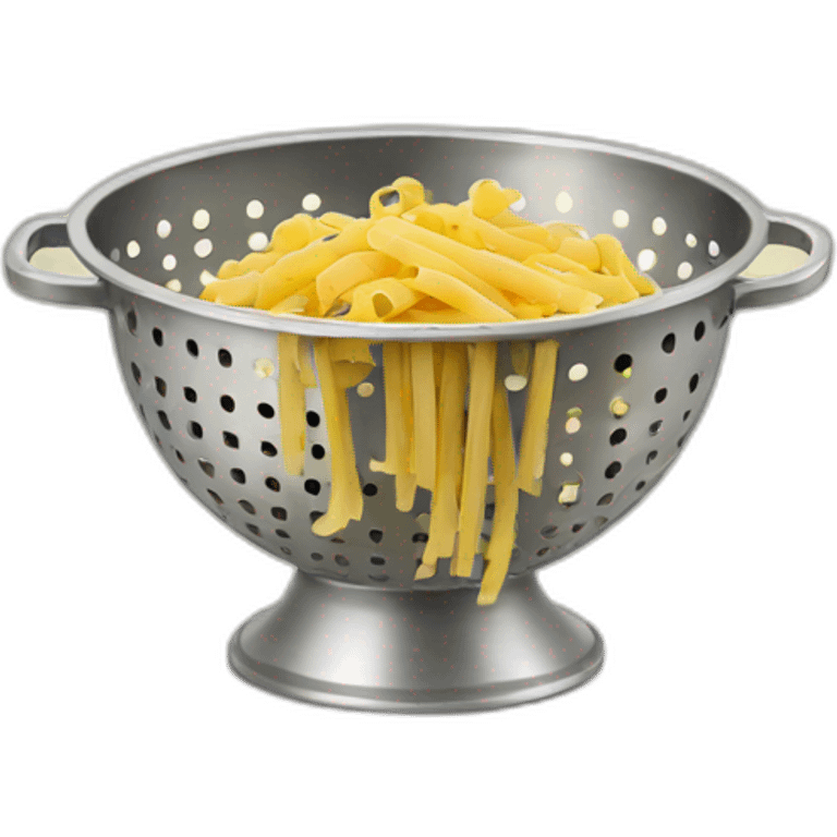 pasta in a colander emoji