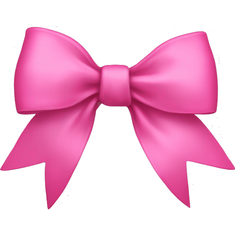 Pink bow emoji