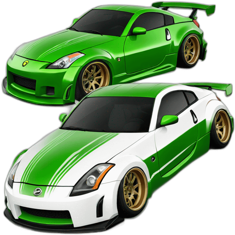 350z drift tuning green emoji