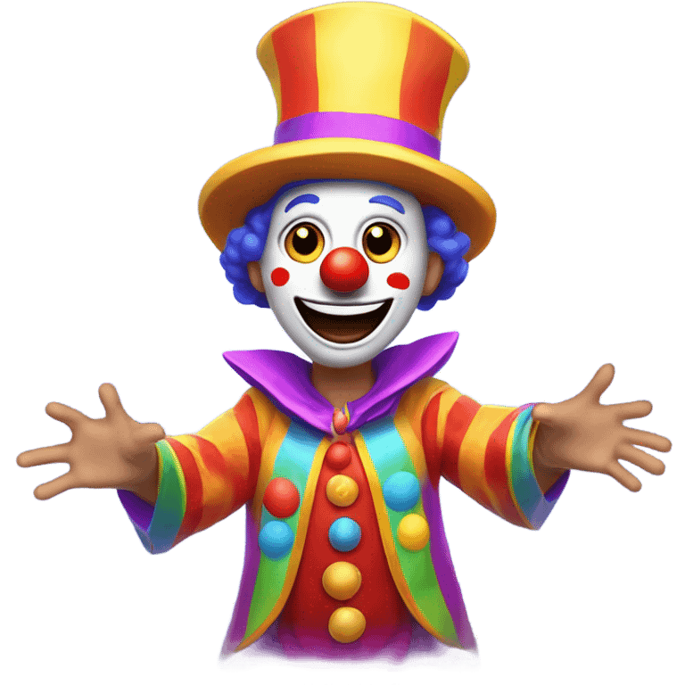 A clown wizard  emoji