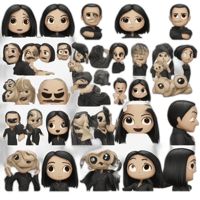 Mercredi Addams emoji