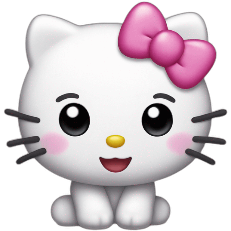 Cute hello kitty emoji