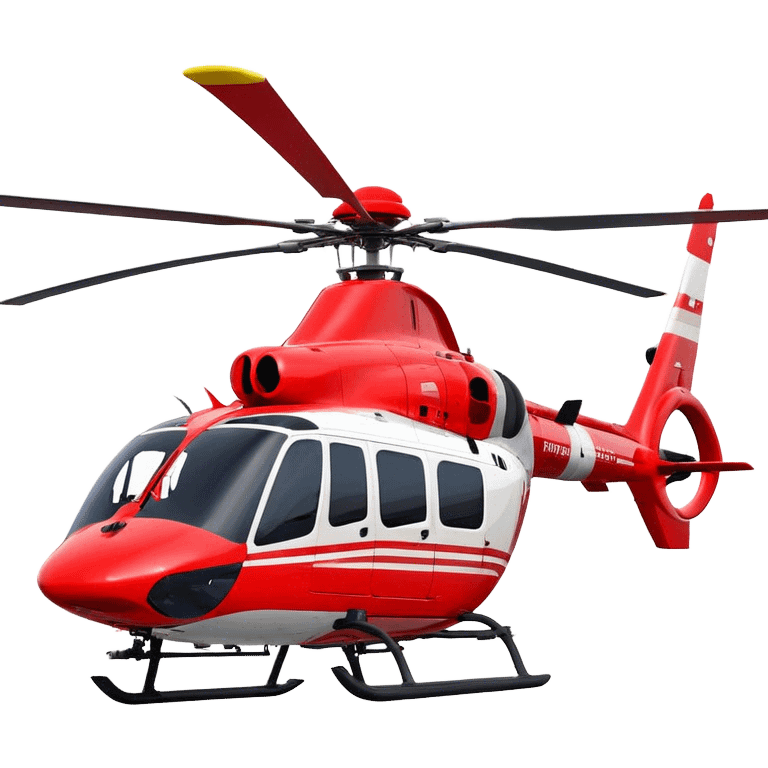 Rescue Helicopter - Airbus H145 (Model Year: 2021) (Iconic colour: Red with white) emoji