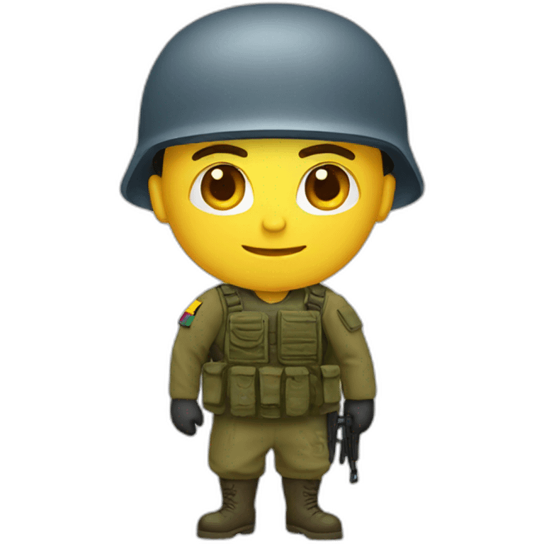 Ukrainian soldier emoji