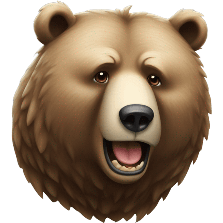 Hungry bear emoji