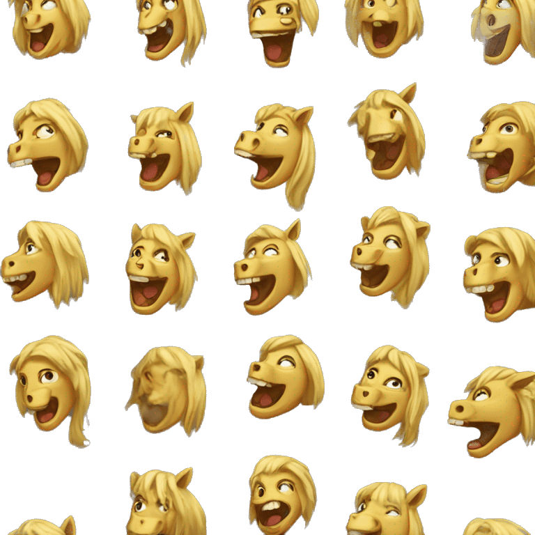 laughing golden horsemen emoji