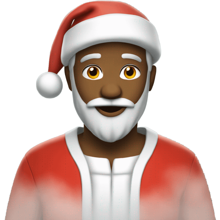 Santa in the off season emoji