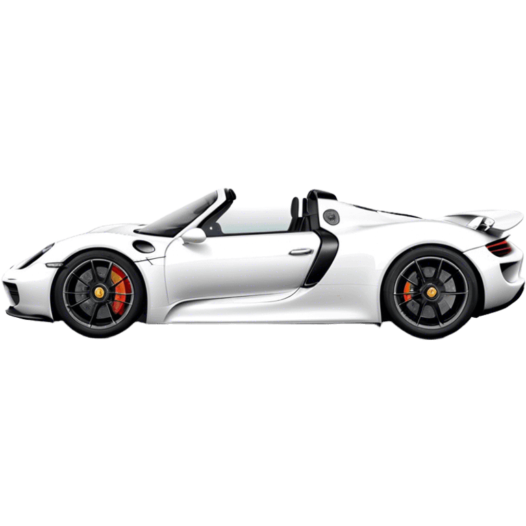 Porsche 918 Spyder - Porsche (Model Year: 2021) (Iconic colour: White) emoji