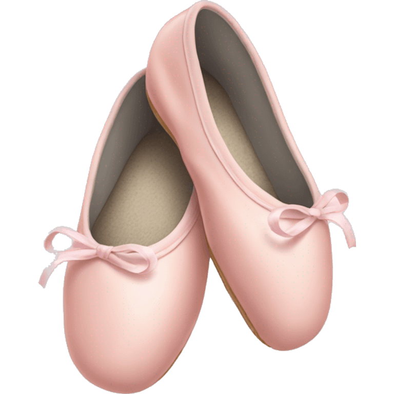 Pale pink ballet shoes emoji