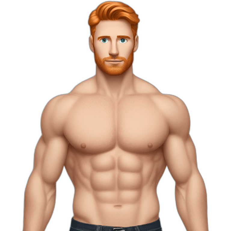 sexy-pose-very-fit-gingerbrunette-caucasian-gayharness-man emoji