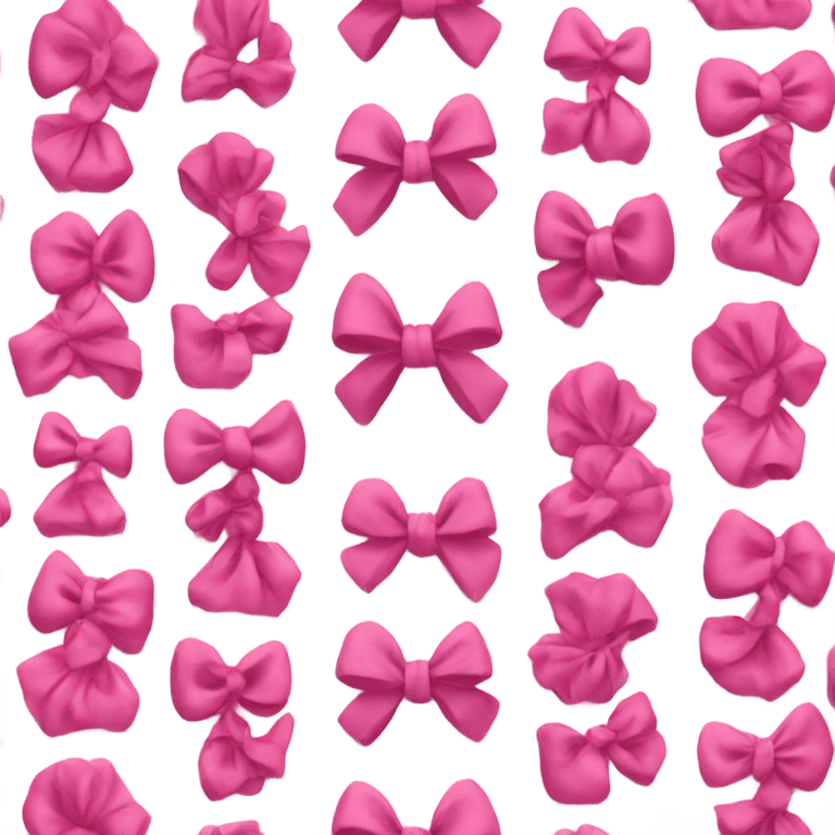 Bow pink emoji