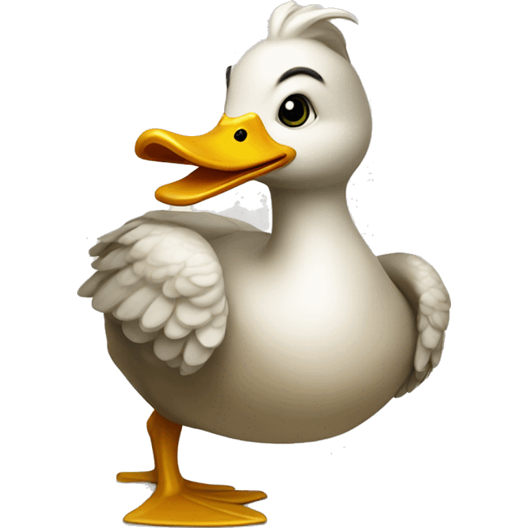 Greek mythical duck emoji