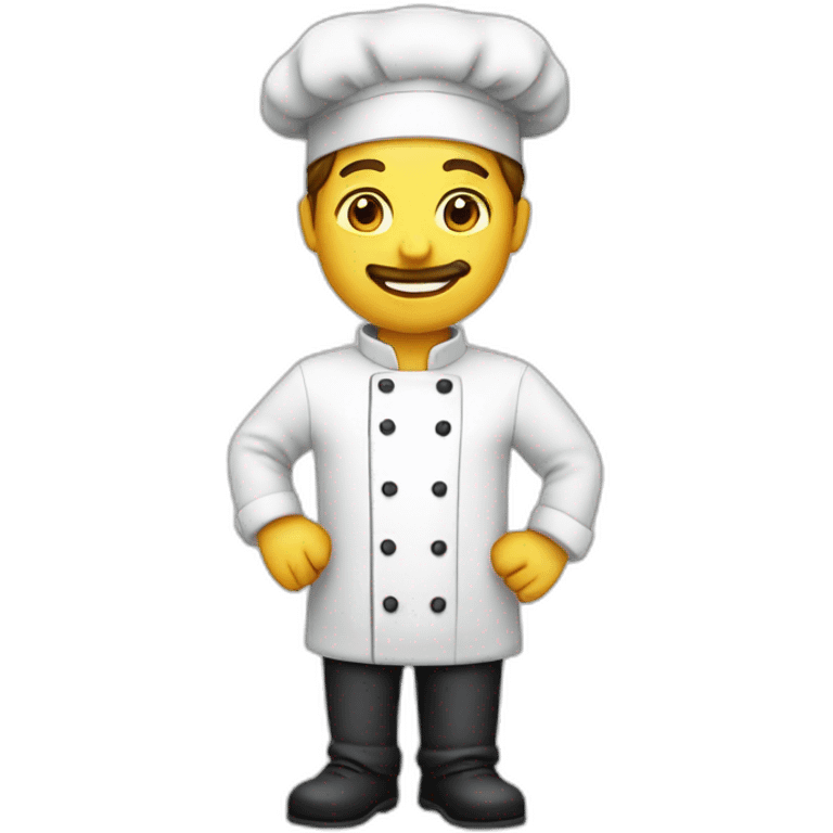 Chef cuisinier. PS cinq emoji