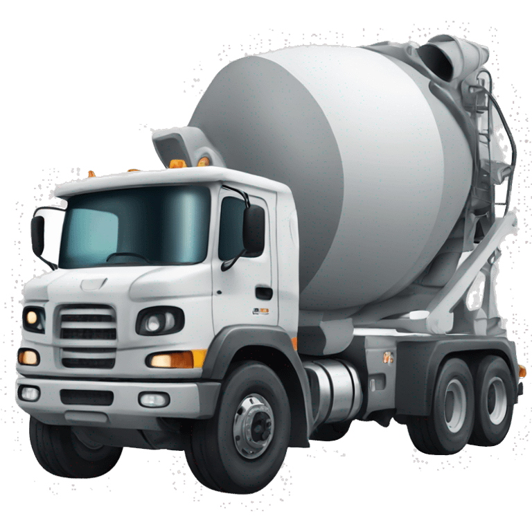 concrete-mixer truck emoji