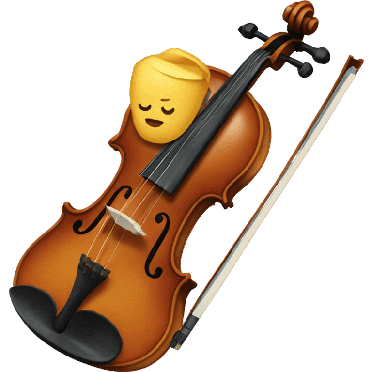 violin with bow emoji