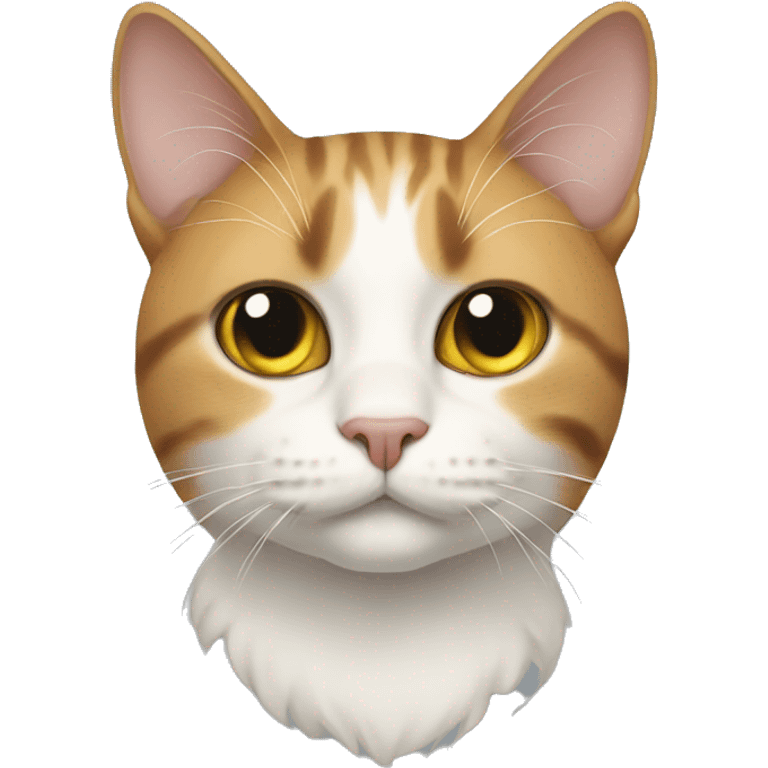 Cat with human face emoji