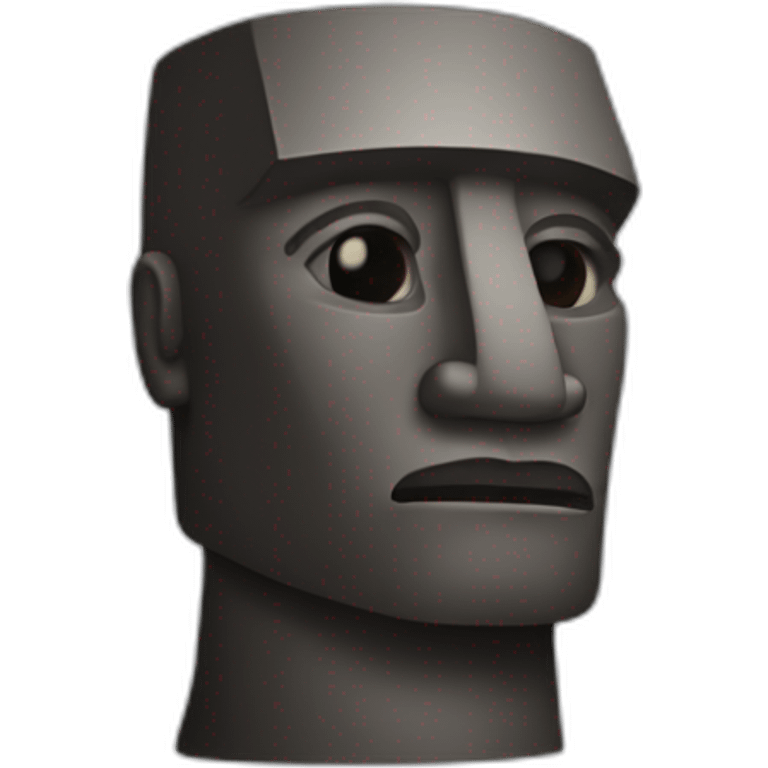 Seductive Moai emoji