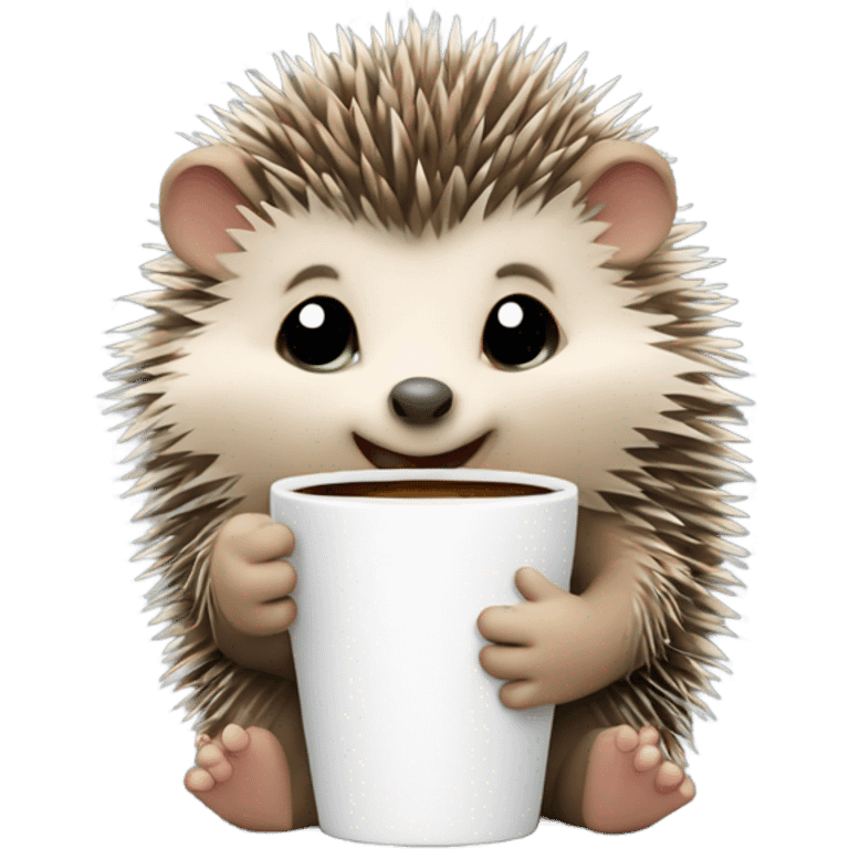 hedgehog-drink-coffee emoji