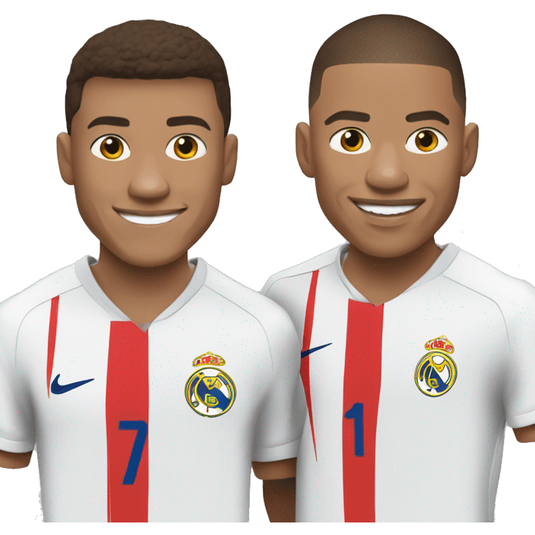 Florentino Perez et Kylian Mbappé ensemble  emoji