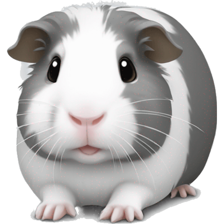 Guineapig white and grey emoji