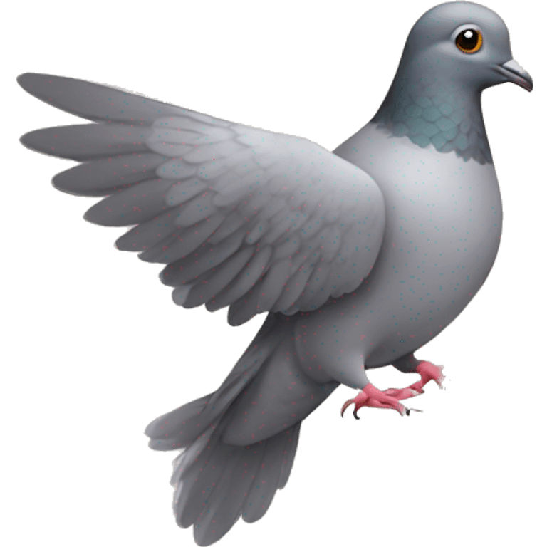 pigeon with a letter emoji