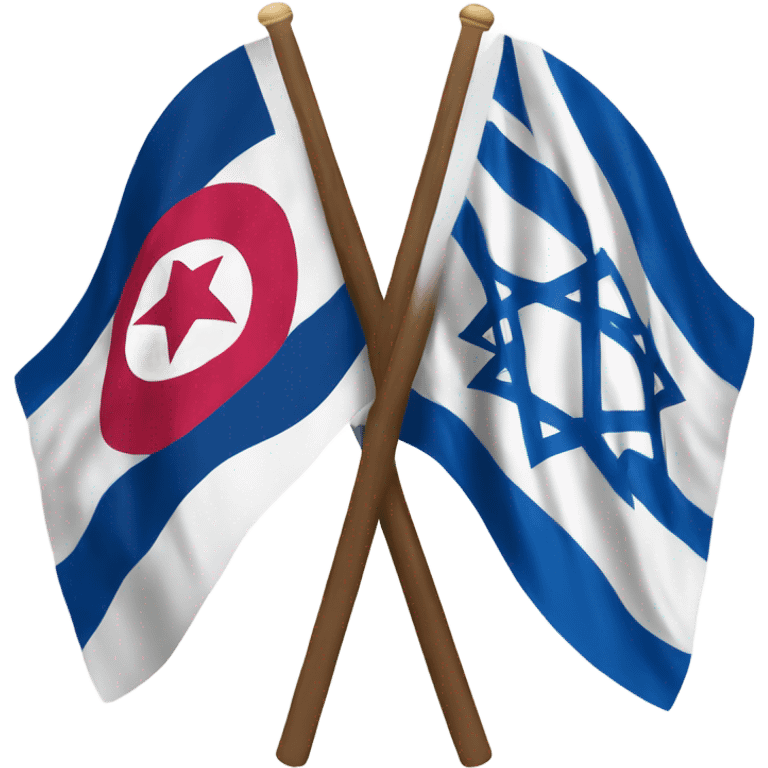 Korea and Israel flags emoji