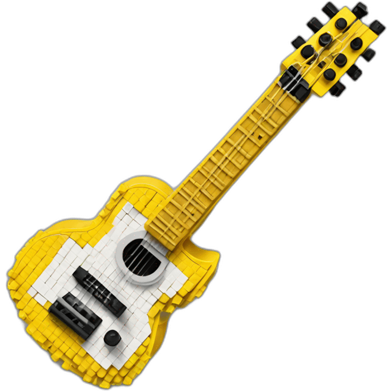 Lego guitar emoji