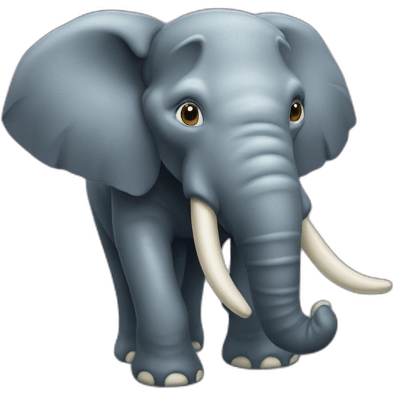 éléphant tête mammouth emoji