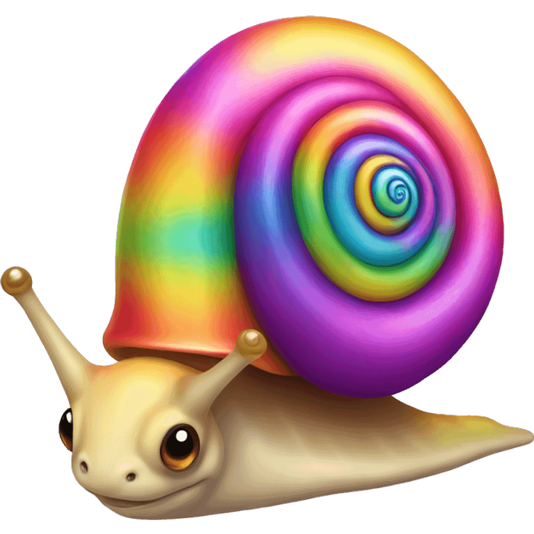 Lisa frank snail  emoji