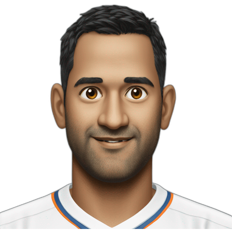 dhoni emoji