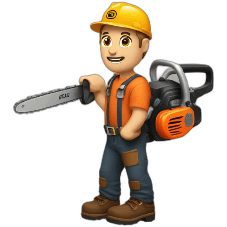 logger chainsaw emoji