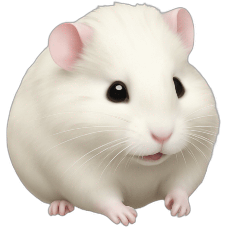 Hamsters blanc emoji