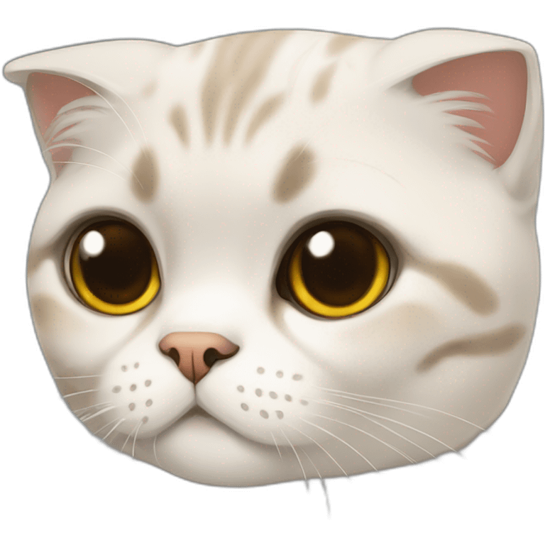 Chat scottish fold emoji