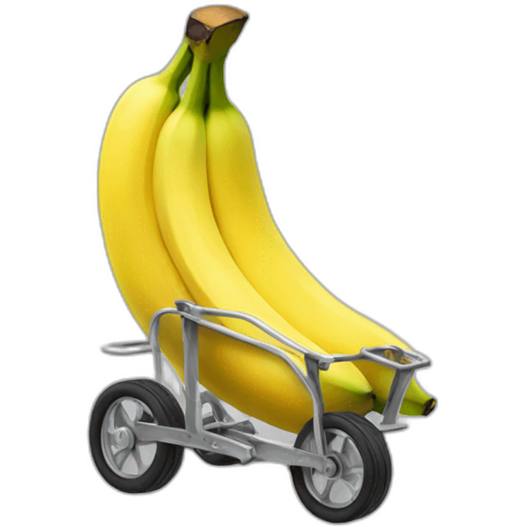 Banana on wheels emoji