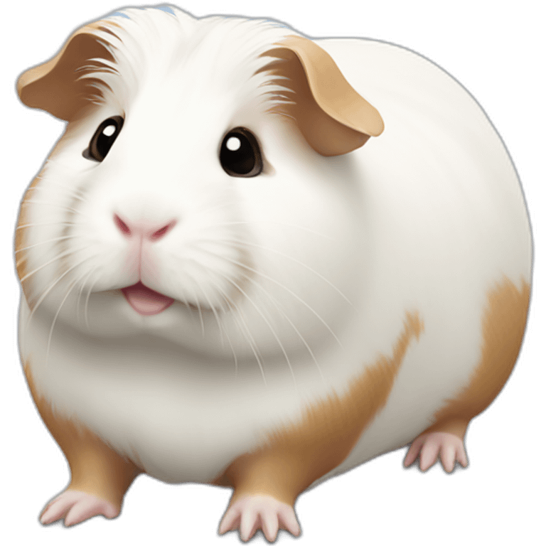 White Guinea pig emoji