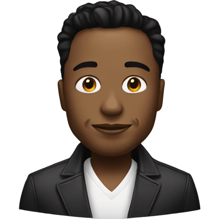 black elon musk emoji