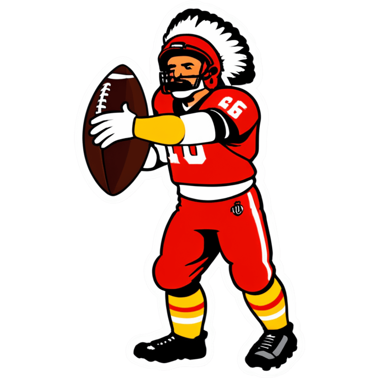 Chief being garbage at football emoji