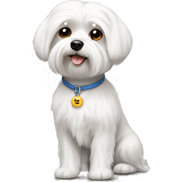 maltese more short hair emoji