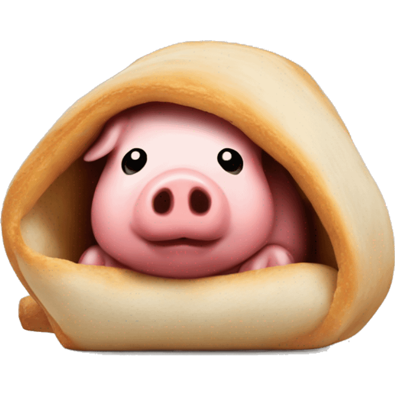 Pigs in a blanket  emoji